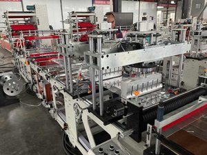 Nhựa đấm Túi A4 thư mục đấm tay áo PP tập tin Túi máy làm - Product Image 2