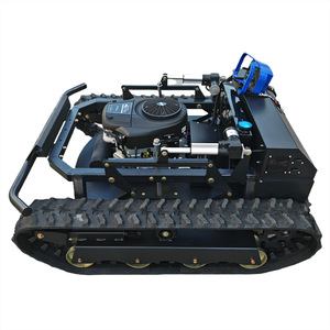 Cortadora de Césped Robótica con Orugas de Goma, Autopropulsada a Gasolina, con Control Remoto para Jardín, Granja, Campo de Golf S-23, Control Remoto O - Product Image 3