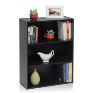 3-8 level Bookshelf modern simple design corner shelf storage rack bookcase for office living room