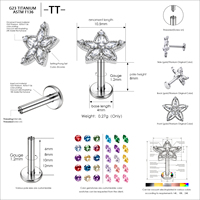 Bijoux de corps en titane ASTM F136 en gros - Boucles d'oreilles clous tendance unisexe, plaqué or, zircon cubique, bijoux fins, cadeau