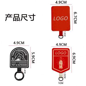 Patch de fixation pour téléphone en TPU personnalisé avec anneau en D |   Attache de cordon anti-perte pour téléphone pour la personnalisation OEM - Product Image 6