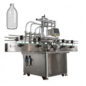 Factory directly 10-100ml gel beer can nail candle polish small juice liquid ampoule filling and piston machine supplier