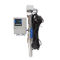 Débitmètre magnétique pour eaux usées Atech Insertion-style Emag Débitmètre électromagnétique enfichable alimenté par batterie