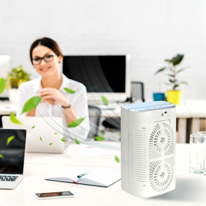 OWNSWING Ventilateur de bureau au sol Ventilateur tour oscillant <span class=keywords><strong>silencieux</strong></span> USB pour le bureau - Product Image 6