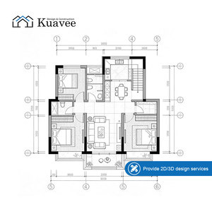 Solución Integral de Materiales de Construcción, Proyecto de Decoración de Suites de Hotel, Diseño de Interiores de Dormitorios, Dibujo 2D, Servicio de Soluciones de Diseño 3D - Product Image 2