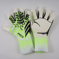 Gants de gardien de but de football unisexes - Latex professionnel respirant antidérapant à enfiler pour le football avec une prise puissante