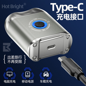 Hot Bright Type C Power Bank 10000mAh Portable Charger For Travel Car Computer Charging - Product Image 1
