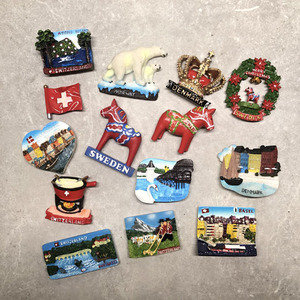 Imán de Refrigerador Personalizado con Forma de <span class=keywords><strong>TROLL</strong></span> de Dinamarca, Suecia, Estocolmo, VIKING, Finlandia, Imán de Resina y MDF al por Mayor - Product Image 3