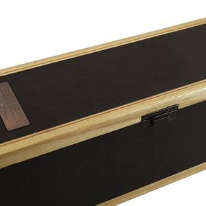Champagne Gift Whiskey Custom Logo Luxury Wooden Cases <b>Box</b> DS DSW-1008 Recyclable Cuboid - Product Image 2