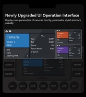 Controlador de teclado PTZ de nueva generación para controlador de cámara PTZ para controlar la transmisión o la competencia