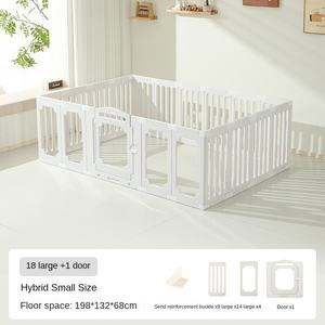 Katı desen akrilik ekleme köpek çit ücretsiz DIY kapalı kulübesi ile evcil hayvan kafesi küçük orta köpekler için kediler için Metal örgü malzeme - Product Image 3