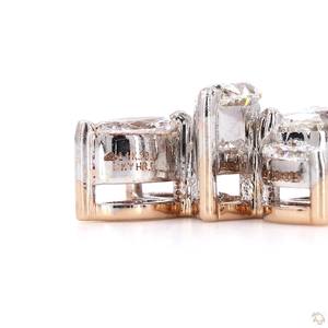 Impresionantes Pendientes de Diamantes de Oro para Mujer, Brillo Clásico, Artesanía Fina, Joyería de Moda, Regalo - Product Image 2