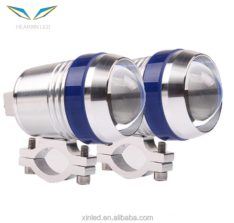 Универсальная мотоциклетная светодиодная фара, водонепроницаемая фара для вождения U1, U2, U3, U5, U7, мотоциклетная фара, противотуманная фара, аксессуары для двигателя 12 В