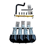 Collecteur d'admission en aluminium usiné CNC haute performance pour VW MK7 MK8 GTI Golf R EA888.3 EA888.4 2.0T Amélioration des performances