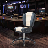 Ensemble de meubles de bar de jeu professionnel chaise de joueur en cuir PU de luxe tabourets modernes chaises de machine de Baccarat Poker pour bar à la maison