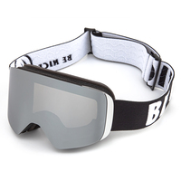 Vente en gros OEM Lunettes de ski anti-buée UV400 avec logo personnalisé, double lentille, lunettes de ski pour jeunes SNOW-6500