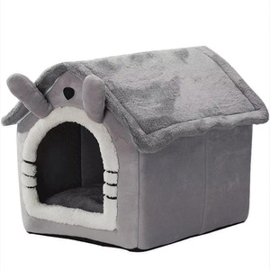 Haustierbett, Ganzjährig Nutzbar, Hundebett, Katzenbett, Katzenhaus, Hundehütte, Haustier-Villa, Warm - Product Image 1