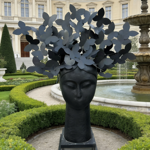 Decorazione per la Casa, Famosa Opera d'Arte, Bellissima Scultura di Teste di Farfalle di Manolo Valdez - Product Image 5