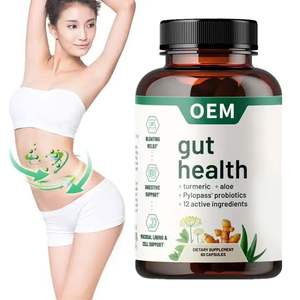 Daidaihua Fabriek Groothandel Oem Ondersteund Spijsverteringssupplement Kurkuma Probiotica Magere Colon Reinigingspillen Voor Volwassenen - Product Image 3