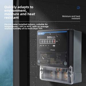 Compteur d'énergie numérique haute précision monophasé DDS666 Chint Kunlun pour usage locatif, fabriqué en Chine - Product Image 2