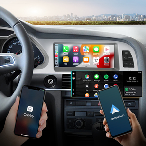 Lecteur multimédia sans fil pour voiture CNSTWEI Qualcomm 6225 685, compatible avec Android AUTO et CarPlay Audi A6 C6 Écran 8,8 pouces - Product Image 4