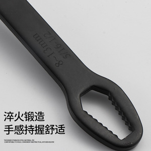 Double-Ended Box Wrench 22mm Serrated Stainless Steel Hex Metric Household <b>Tool</b> - Product Image 5