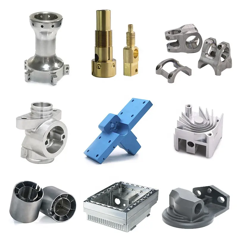 China Supplier OEM Aluminum Brass Stainless Steel Milled Turned Parts CNC Machining