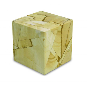 Pisapapeles de mármol fósil personalizado piedra tallada a mano en varios tamaños - Product Image 2