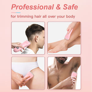 Depiladora Recargable y Recortadora Eléctrica <span class=keywords><strong>de</strong></span> Bikini para Mujer, Resistente al Agua, Venta al Por Mayor OEM - Product Image 4