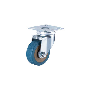 8 Zoll schwarze hochwertige doppelte Lagerung Polyurethan-Rolle - Product Image 1