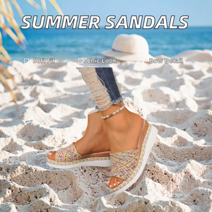 Sandalias de verano sexys para mujer, con tiras, transpirables, ligeras, de alta calidad, al por mayor, a la moda, para vacaciones. - Product Image 3