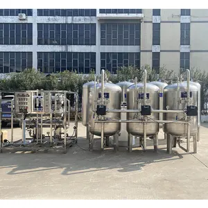100-5000L/Hour Well Water Treatment Plant Machine Reverse Osmosis Systems RO Water Purification System activated carbon filter