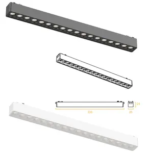 Đèn Pha Led 12W Ip44 Hệ Thống Chiếu Sáng Đường Ray Par30 Đèn Pha Trang Trí Tube12V, 24V, 110V, 220V Khách Sạn Hình Vuông