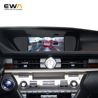 EWA 10.25-inci 4+64G Autoradio Carplay Android Layar Sentuh Stereo Mobil Radio Video untuk Lexus ES Seri Versi Rendah 2013-2017