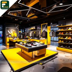 Présentoir de Magasin de Vêtements Haut de Gamme Moderne, Meuble Mural de Présentation de Mode, Comptoir de Caisse - Product Image 3