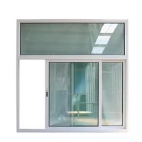 Fenêtres coulissantes à double vitrage à cadre en aluminium à rupture thermique