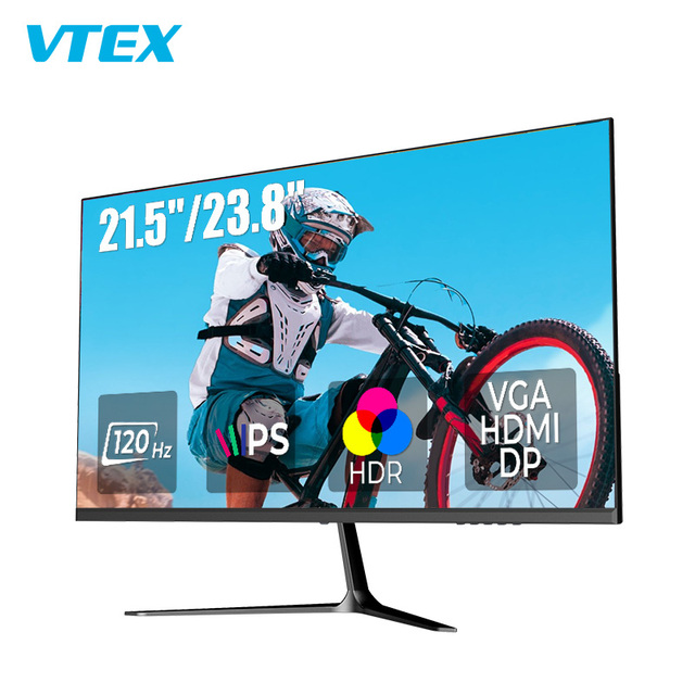 21.5 " 23.8 " Gaming Monitor 120Hz 1ms Response FHD Built-in Speakers VA IPS 250nit Brightness Metal Stand RGB Lighting Monitor