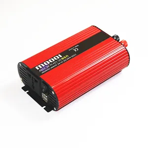 汽车电器用双USB 1000W修改正弦波DC 12V 24v交流110V 220V电源逆变器