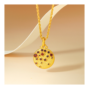 Collana con Croce in Argento Sterling 925 con Filigrana Italiana SHOREA, Pendente Retrò con Monete d'Oro Impilabili e Catena Antica - Product Image 3