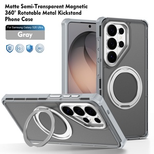 Funda Magnética Anticaídas para Teléfono <span class=keywords><strong>Samsung</strong></span> <span class=keywords><strong>Note</strong></span> <span class=keywords><strong>20</strong></span> <span class=keywords><strong>Ultra</strong></span>, Diseño de Armadura de Alta Calidad, Suave al Tacto, con Soporte Giratorio de 360 Grados - Product Image 2