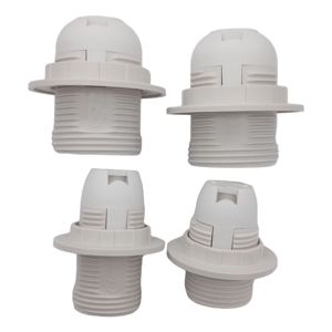 Ce cấp giấy chứng nhận <span class=keywords><strong>E12</strong></span> E14 <span class=keywords><strong>E26</strong></span> E27 đầy đủ chủ đề nhựa Threaded ánh sáng bóng đèn ổ cắm chủ - Product Image 1
