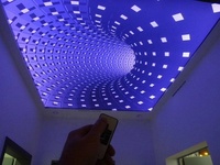 ZHIHAI Ciel bleu avec impression de feuilles d'arbre Carreaux de plafond décoratifs de haute qualité Pop Fashion