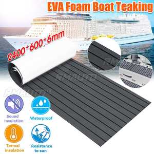 Revêtement de pont en mousse EVA auto-adhésif imitation teck, revêtement de pont marin en mousse EVA, tapis de sol en mousse EVA pour bateau 600x2400x6mm - Product Image 4