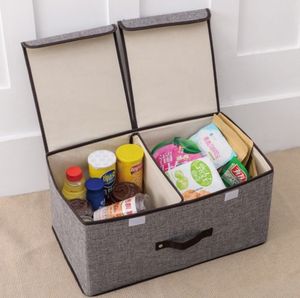 Kotak Penyimpanan Linen Berkualitas Tinggi dengan Lapisan Mengkilap, Dapat Dilipat, Dilengkapi Pegangan, untuk Pakaian, Mainan, dan Peralatan Rumah Tangga - Product Image 2