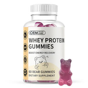 OEM Private Label OEM Protein Gummy Sugar Free Vegan Health Suplemento Protein Gummies <span class=keywords><strong>Boost</strong></span> Energy para mujeres y hombres - Product Image 1