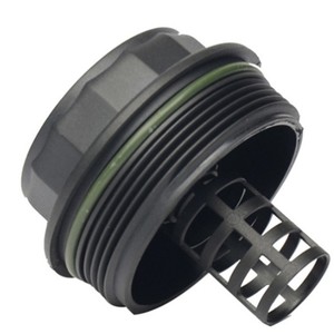 Cubierta de la carcasa del filtro de aceite 1S7G6A832BB para Ford Galaxy Mondeo S-Max, metal con junta de goma - Product Image 1