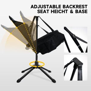 Personalizzato 360 gradi girevole portatile per il tempo libero all'aperto amaca dondolo pieghevole campeggio giardino spiaggia sedie a dondolo - Product Image 2