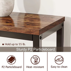 Lối vào hẹp hành lang gầy phía sau bàn ghế bàn điều khiển bảng với ổ cắm bàn sofa với Trạm Sạc - Product Image 3