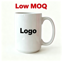 Mug en céramique personnalisé avec impression intégrale, 15 oz, sublimation, réutilisable, sans BPA, résistant à la chaleur, pour événements et mariages
