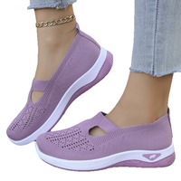 Nouvelles chaussures décontractées pour femmes printemps-été 2026 |   Chaussures de sport souples et respirantes à enfiler, vente chaude, directement de l'usine